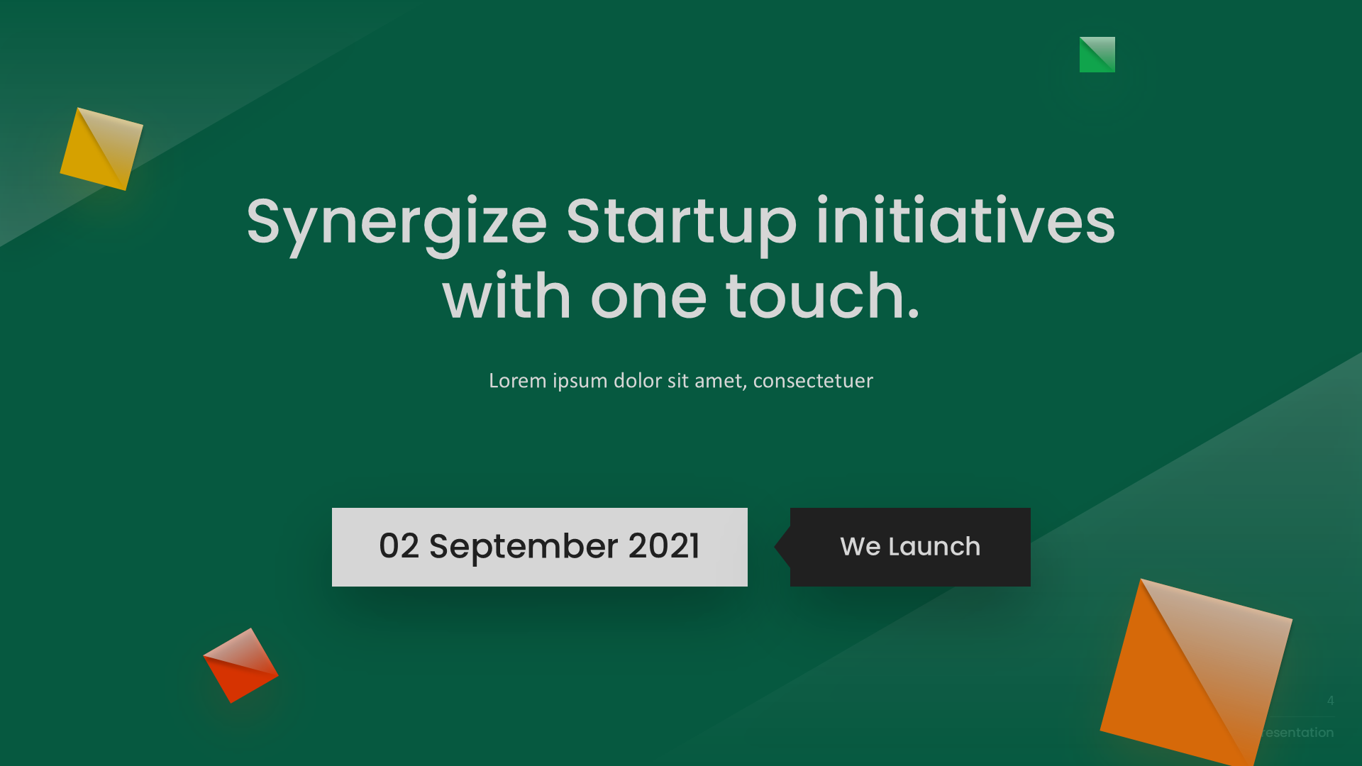 Startup V1 Dark slide 4